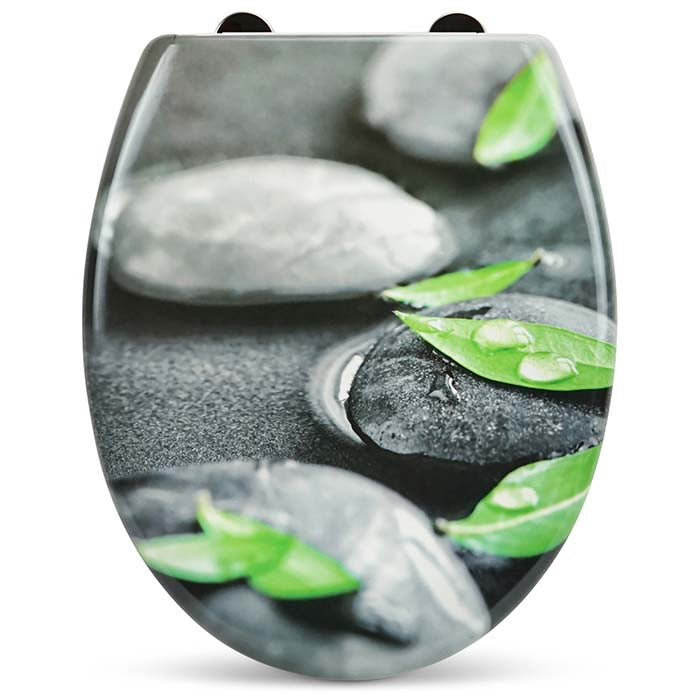 Thermoset Toilet Seat with Soft-Close "Rocks"