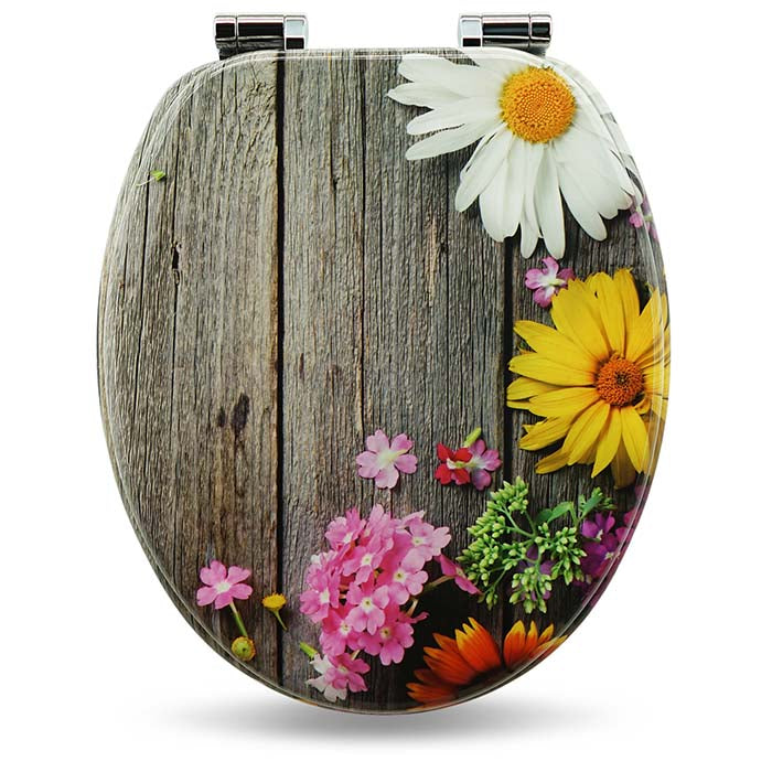 Wooden Toilet Seat with Soft-Close