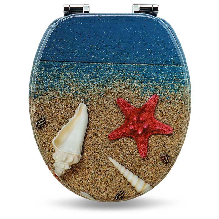Wooden Toilet Seat with Soft-Close