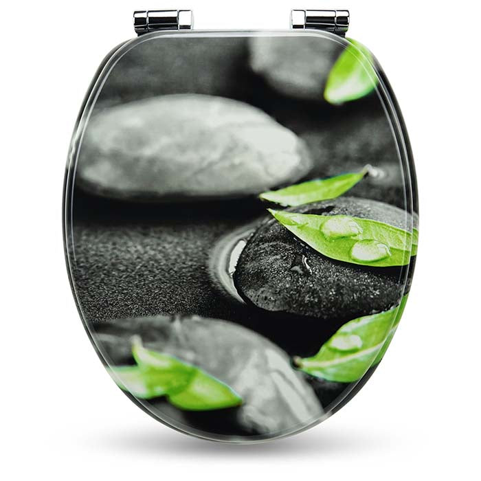 Wooden Toilet Seat with Soft-Close