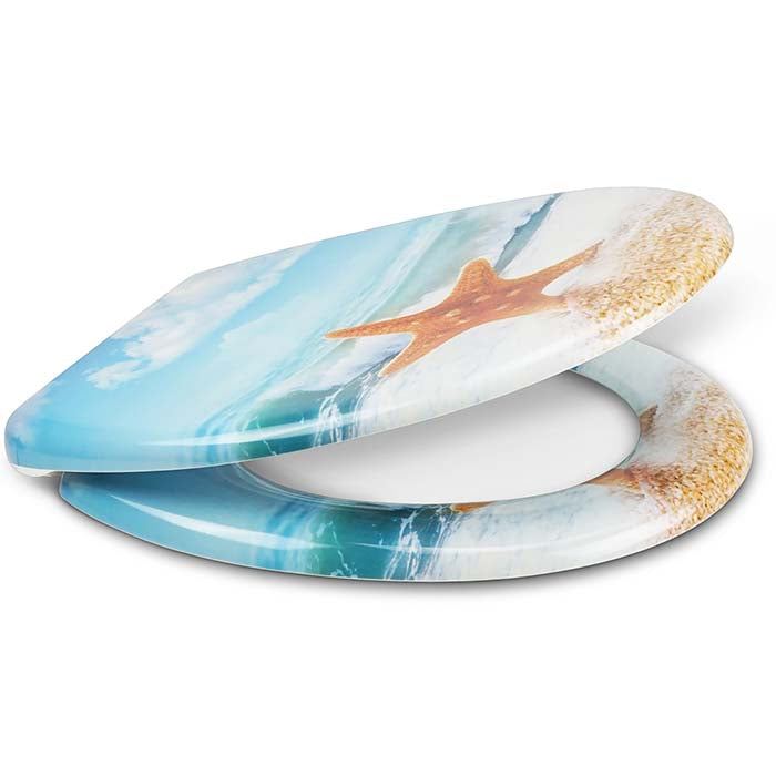 Thermoset Toilet Seat with Soft-Close "Seastar"