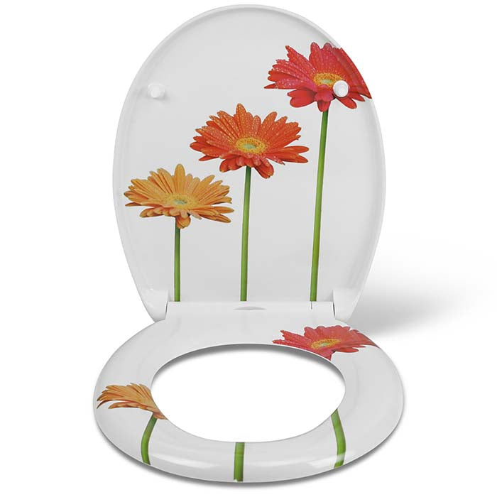 Thermoset Toilet Seat with Soft-Close "Flower Step"