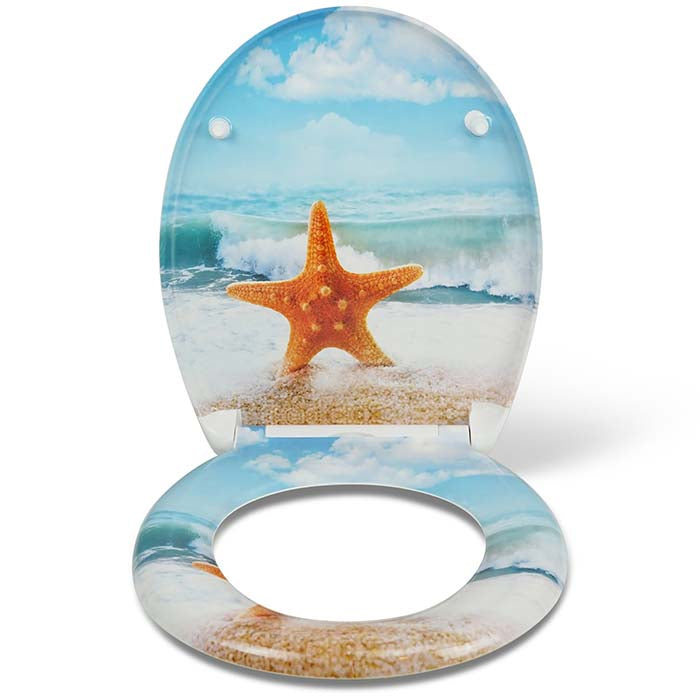Duroplast WC Sitz mit Absenkautomatik "Seastar"