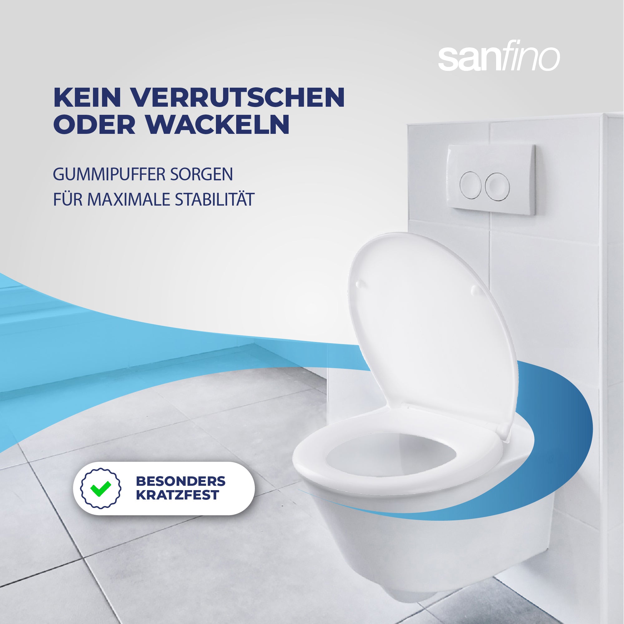 WC Sitz mit Absenkautomatik absenkbarer toilettendeckel mit absenkautomatik