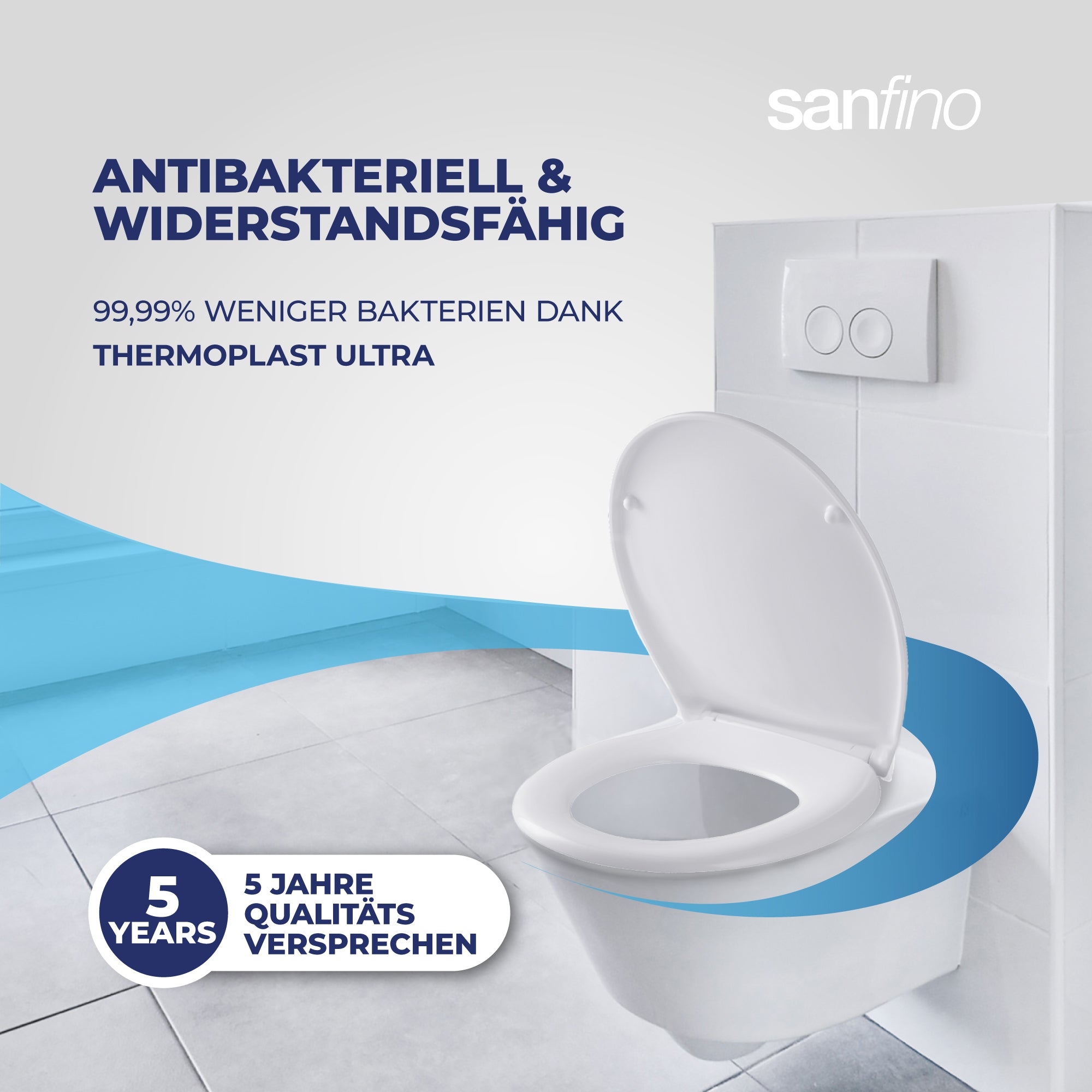 Kunststoff WC Sitz mit Absenkautomatik "O-Comfort"