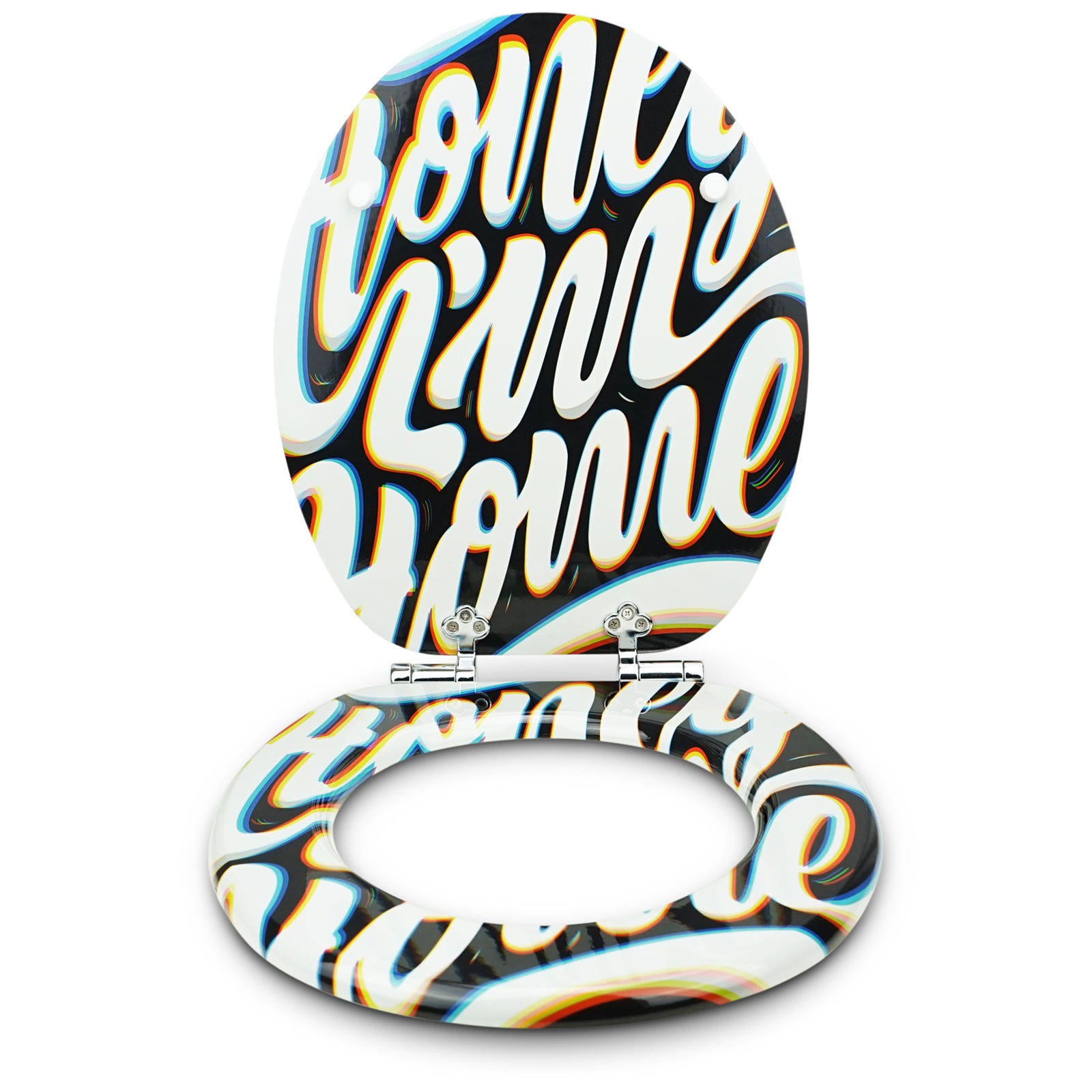 Toilet Seat "Honey I'm Home" with Minor Blemishes