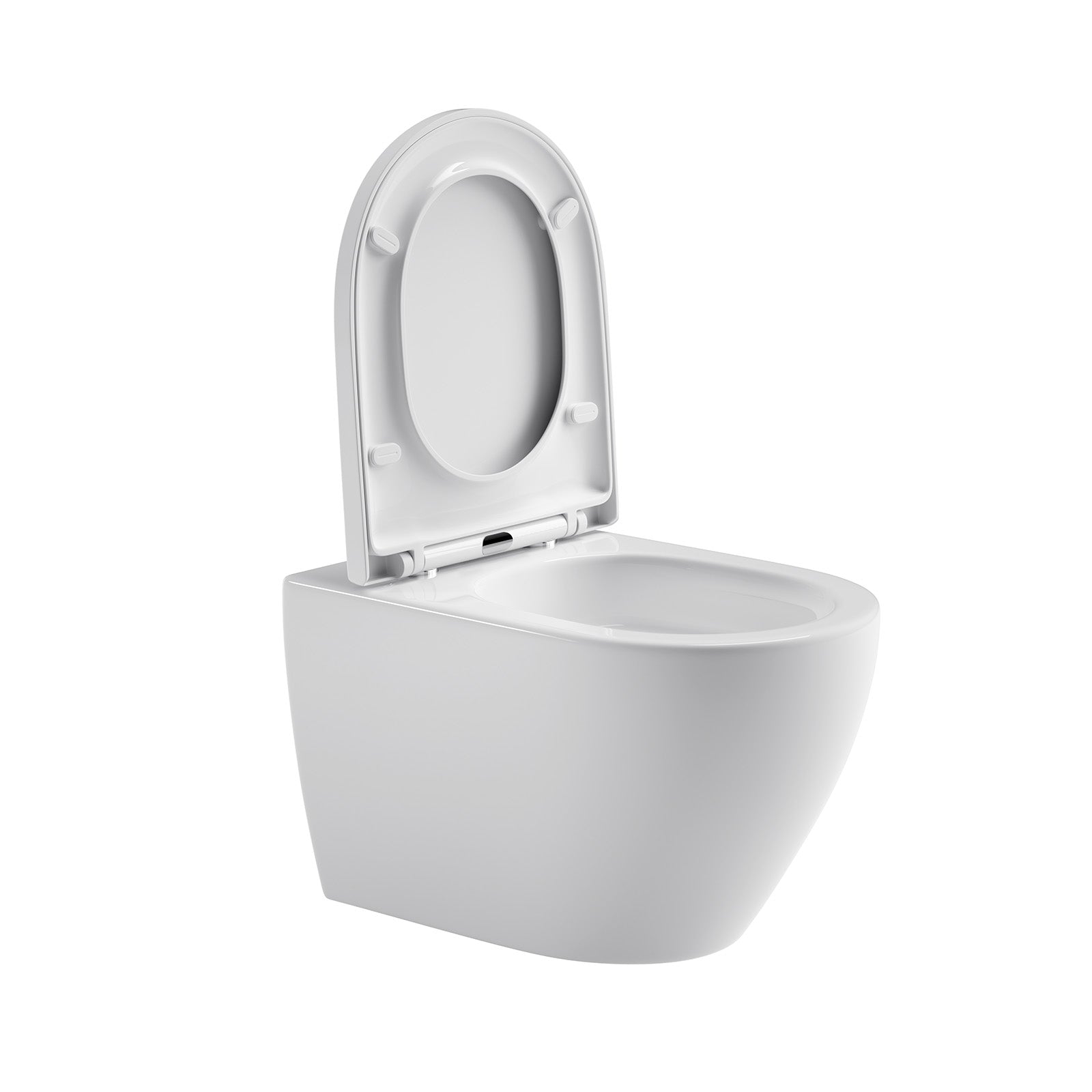 Spülrandloses Wand-WC "UniVita" mit 360° SuperSpin-Spülung in Weiß