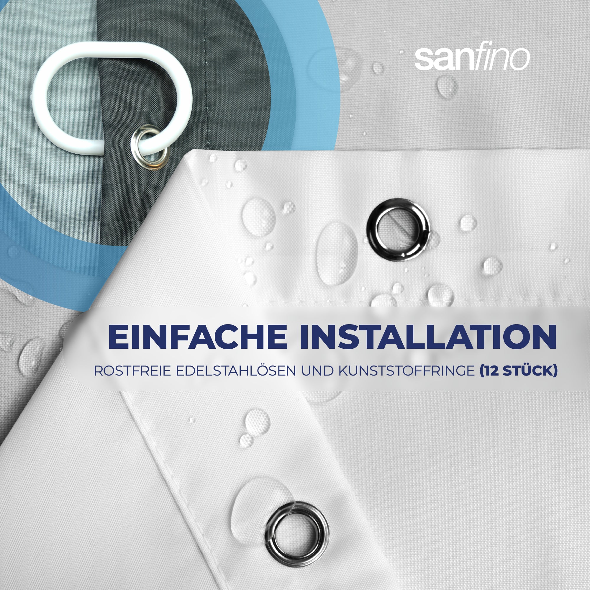 Duschvorhang mit Motiv "Alp Meadow"