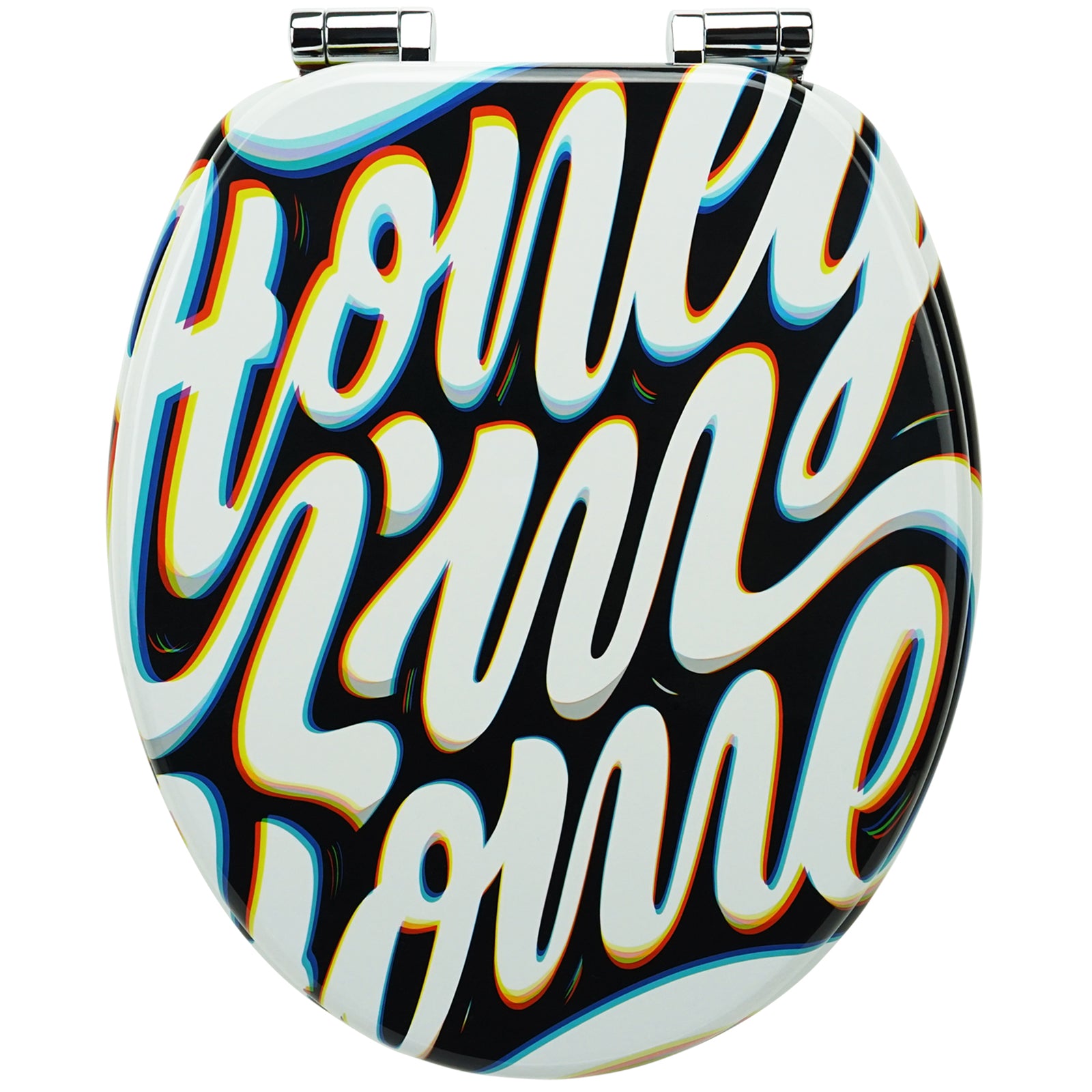 Toilet Seat "Honey I'm Home" with Minor Blemishes