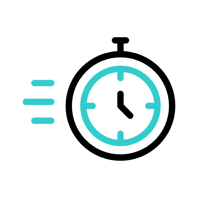 Bewegliches Icons, dass ein Tachometer zeigt.