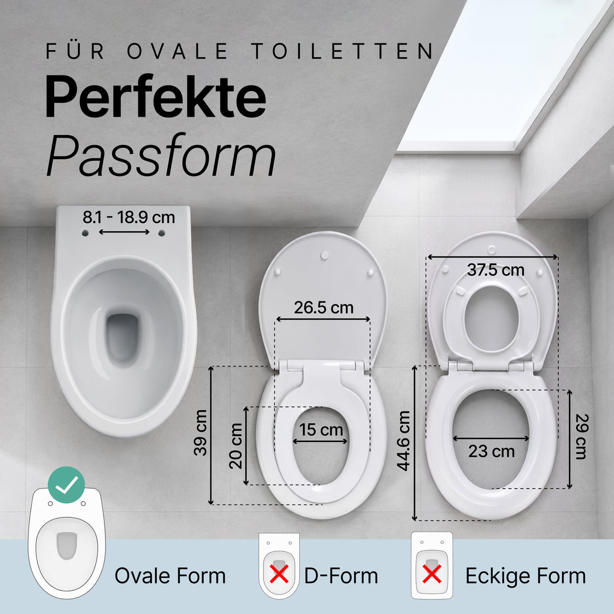 Duroplast WC Sitz mit Absenkautomatik & integriertem Kindersitz "Child Ease"