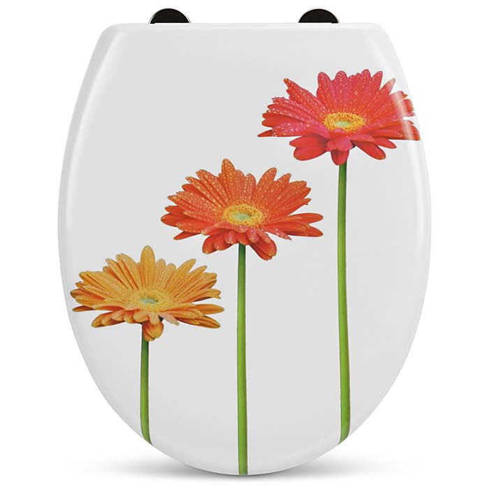 Thermoset Toilet Seat with Soft-Close "Flower Step"