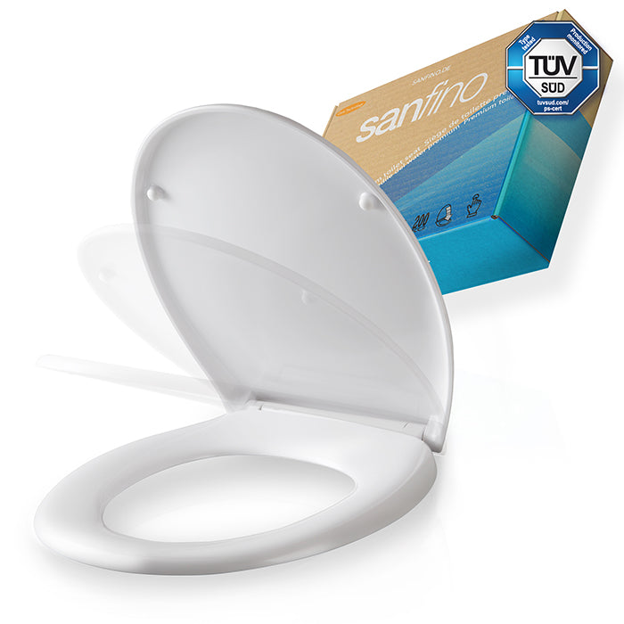 Thermoset Toilet seat with soft-close ‘CURVO’