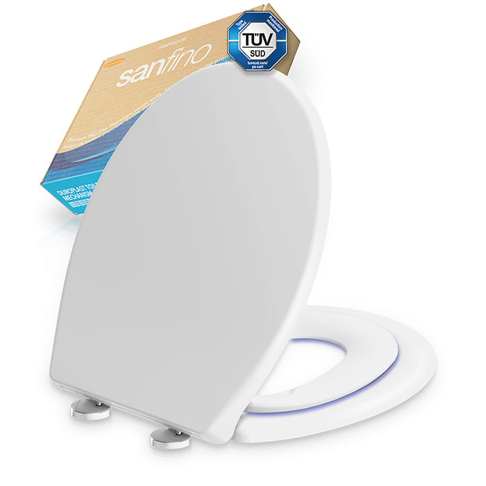 Thermoset Toilet seat with soft-close & integrated child seat ‘Child Ease’