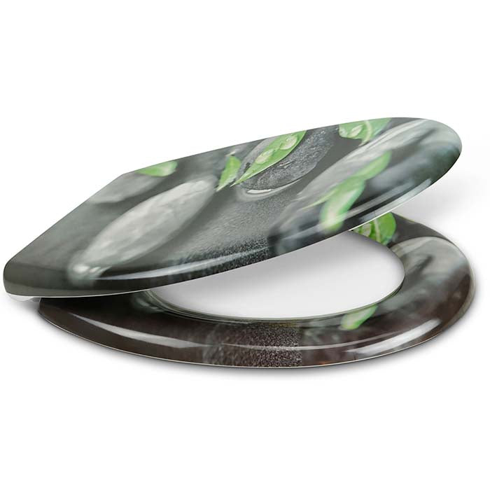 Thermoset Toilet Seat with Soft-Close "Rocks"