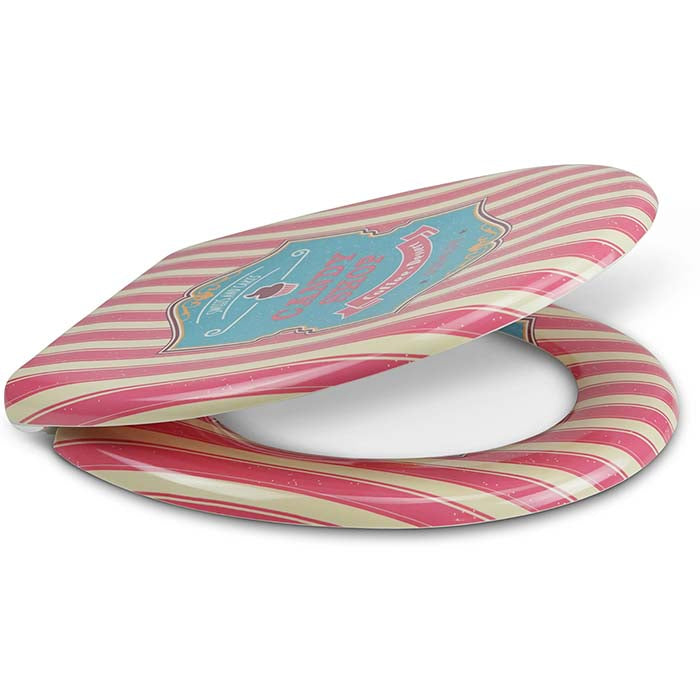 Thermoset Toilet Seat with Soft-Close "Candy Shop" 