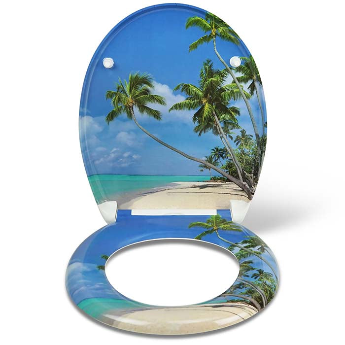 Thermoset Toilet Seat with Soft-Close "Palm Beach"