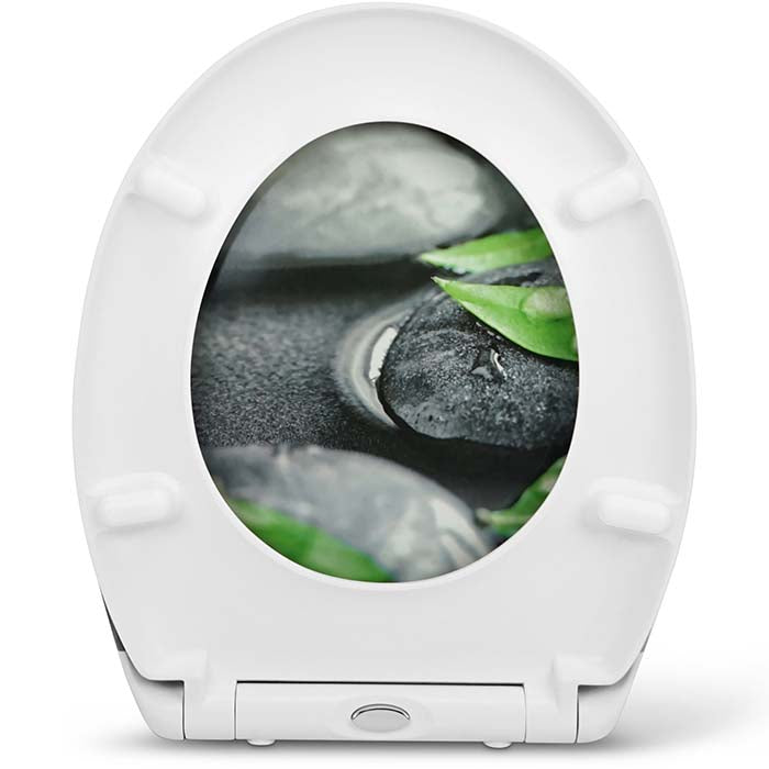 Thermoset Toilet Seat with Soft-Close "Rocks"