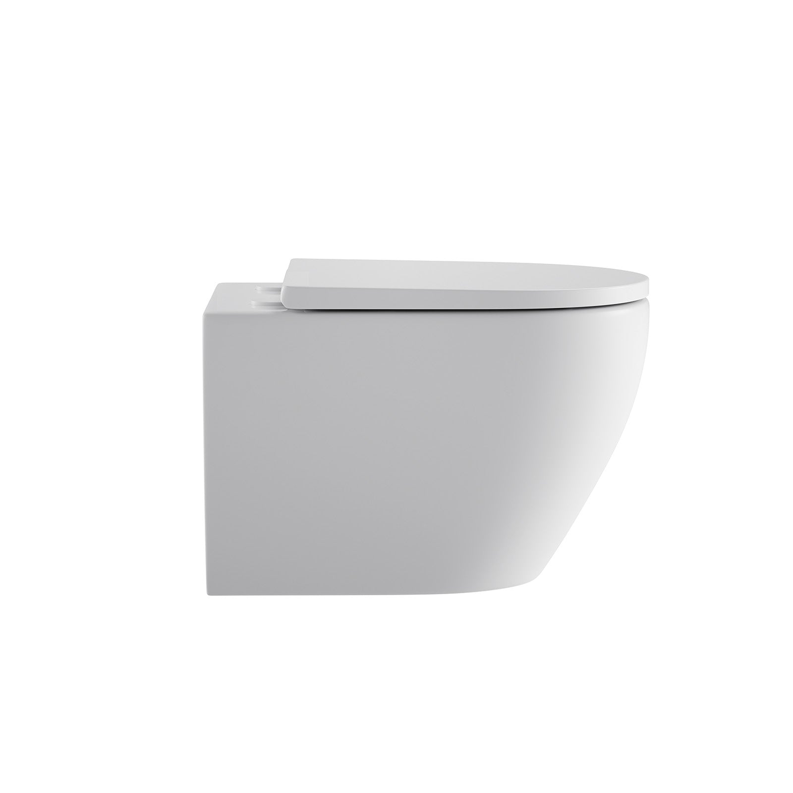 Spülrandloses Wand-WC "UniVita" mit 360° SuperSpin-Spülung in Matt-Weiß