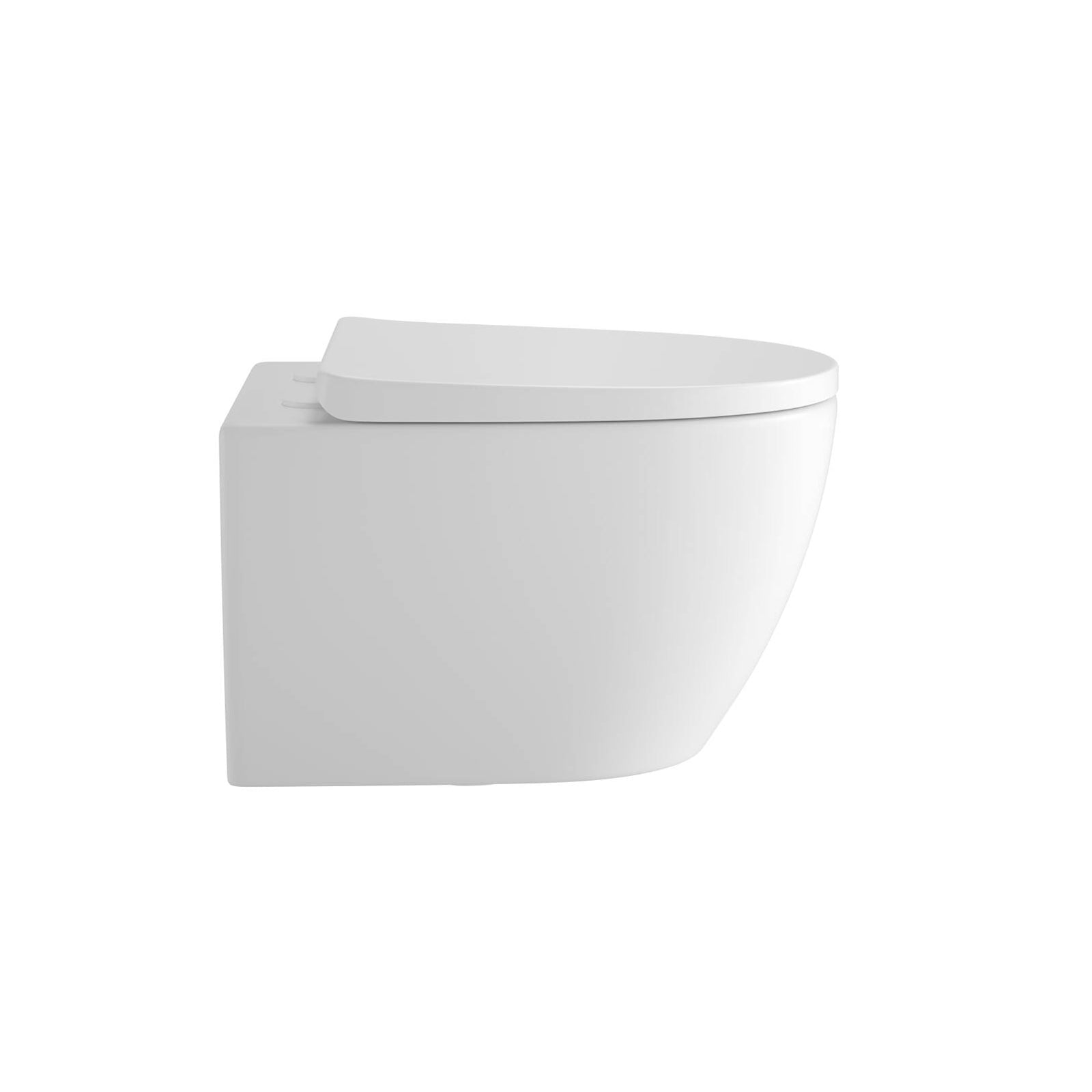 Spülrandloses Wand-WC "TornadoV" mit 360° SuperSpin-Spülung in Weiß