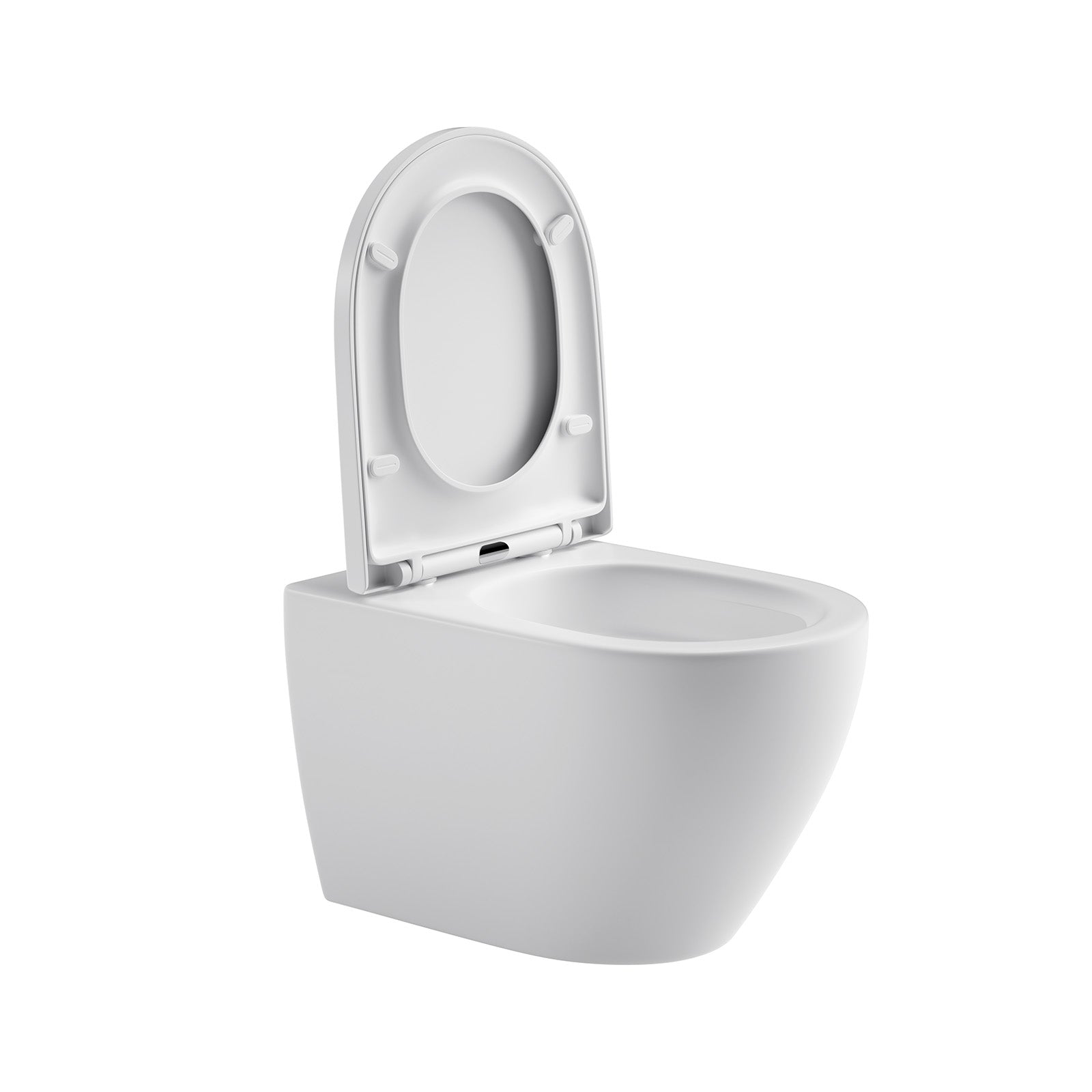 Spülrandloses Wand-WC "UniVita" mit 360° SuperSpin-Spülung in Matt-Weiß