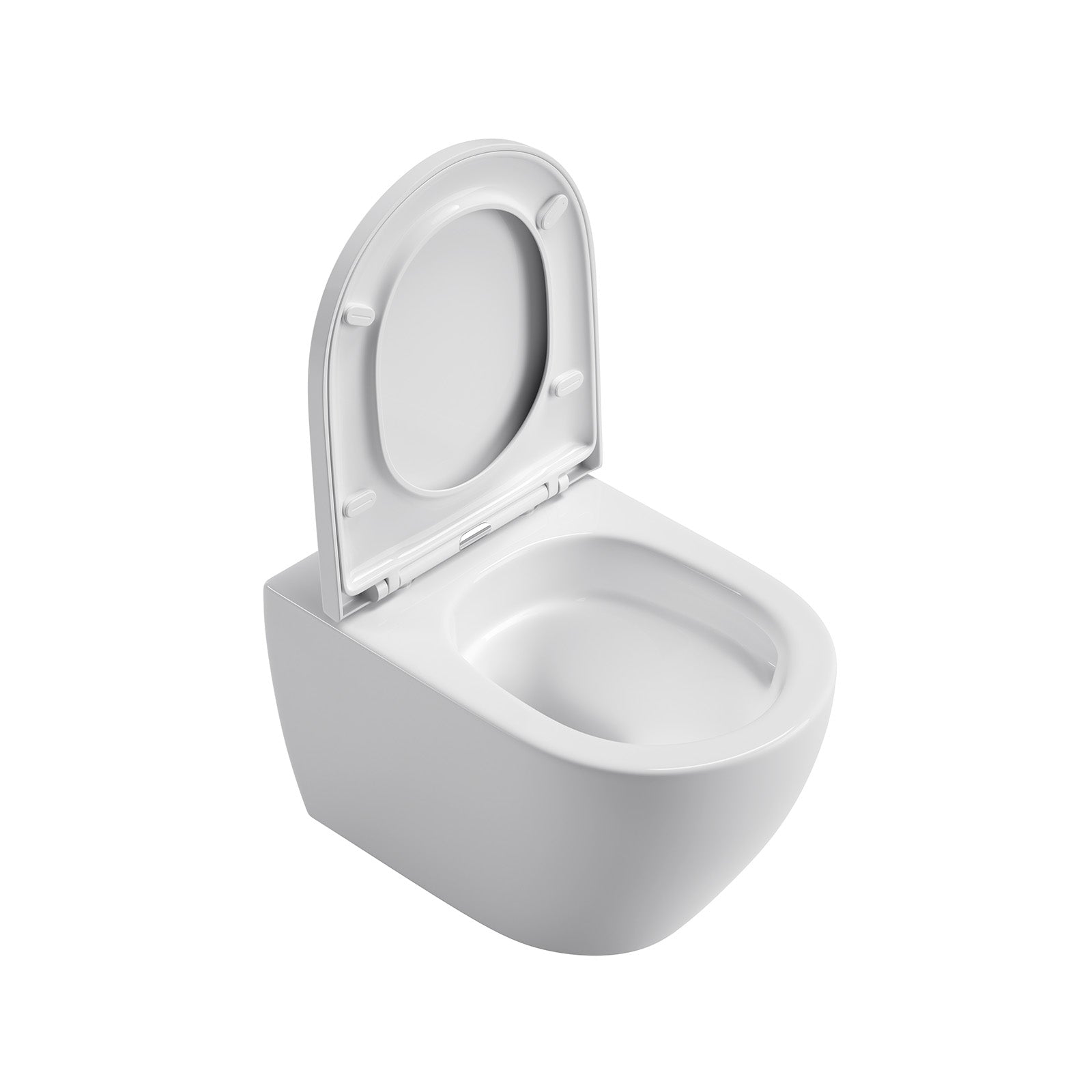 Spülrandloses Wand-WC "UniVita" mit 360° SuperSpin-Spülung in Weiß