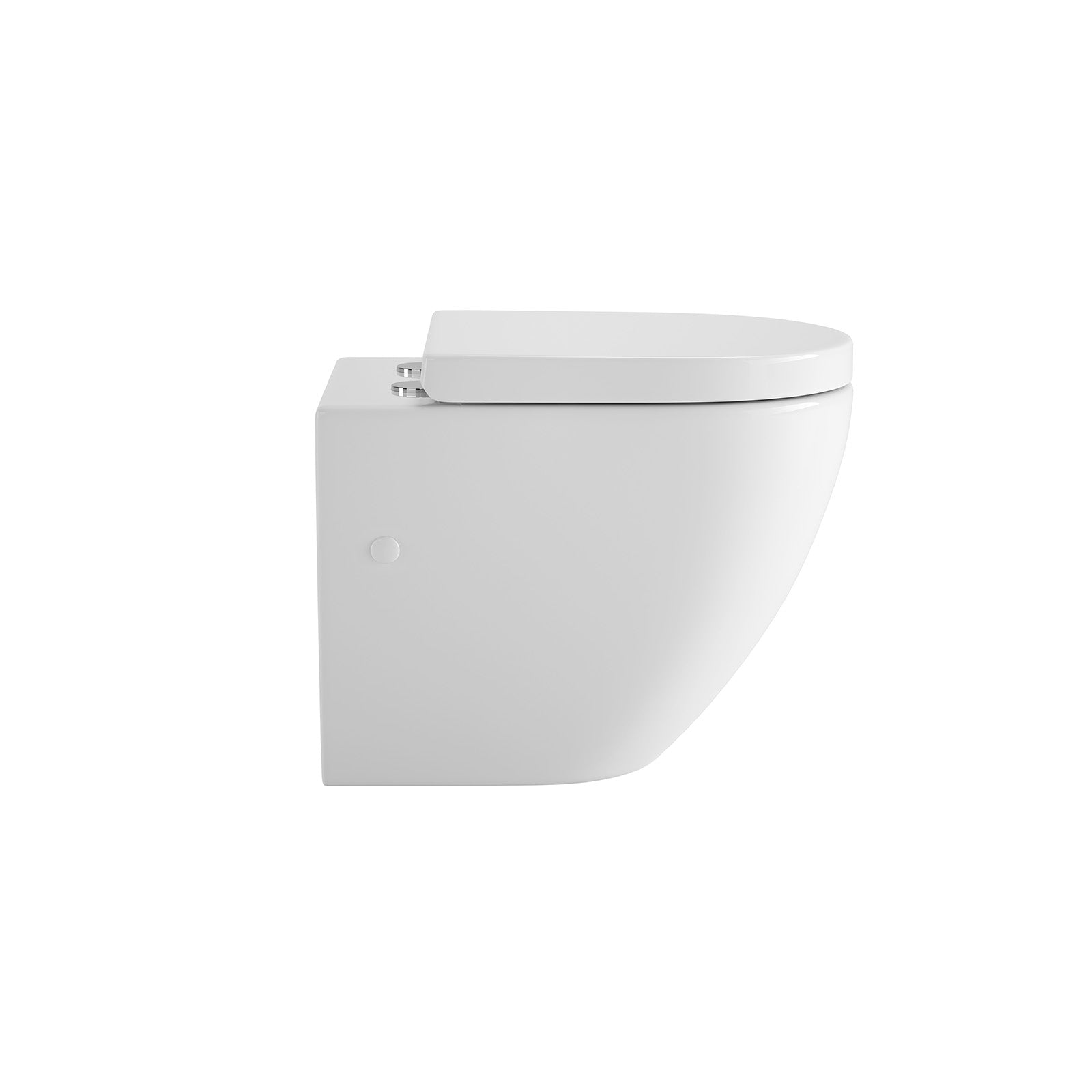 Spülrandloses Wand-WC „Cozy“ mit Soft-Close & Quick-Release WC-Sitz in Weiß