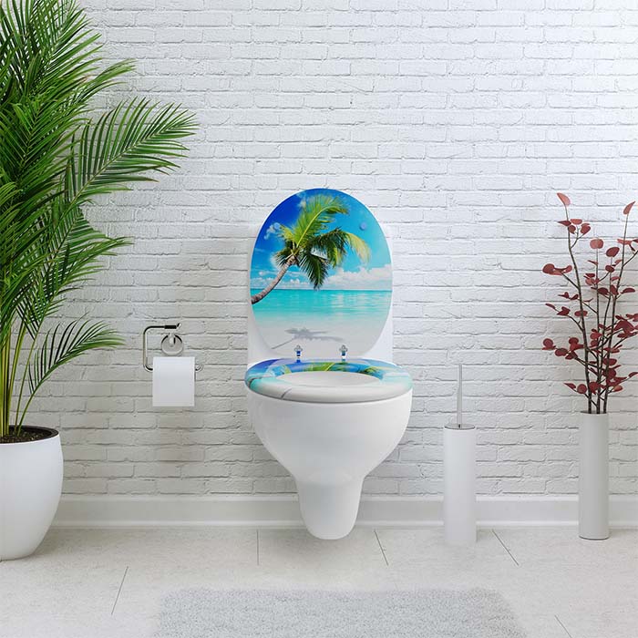 Wooden Toilet Seat with Soft-Close "Palm"