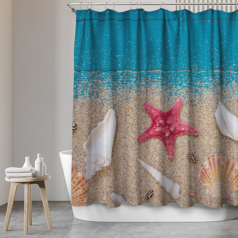 Shower curtain with 